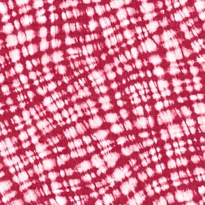 Viva Magenta Shibori Tie Dye - Large Scale - Dense Folds BB2649 Pantone 2023 Boho