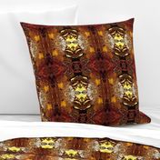 Floral Ornament in Ocher and Golden 4
