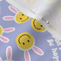 Don't worry be hoppy! - Easter Happy Faces - light purple  - LAD22