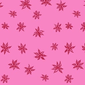 Provence Blooms // Viva Magenta on Pink