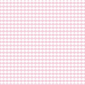 Cotton Candy White & Light Pink  Scallops medium scale 8 x 8