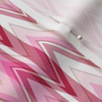 Viva Magenta and pink tones chevron, 12 inch