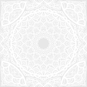 No Ai - Light Lacy Mandala