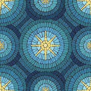 No Ai - Star mosaic tiles