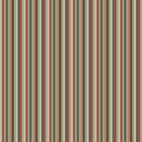 earthy stripes - vertical thin earthy stripes - stripes fabric and wallpaper