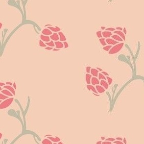 Small Fabric - Strawberry Limonade Pink