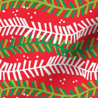 Holiday Garland - Christmas Red