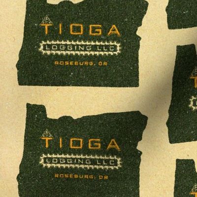 Tioga Logging + Oregon State Matchbook White