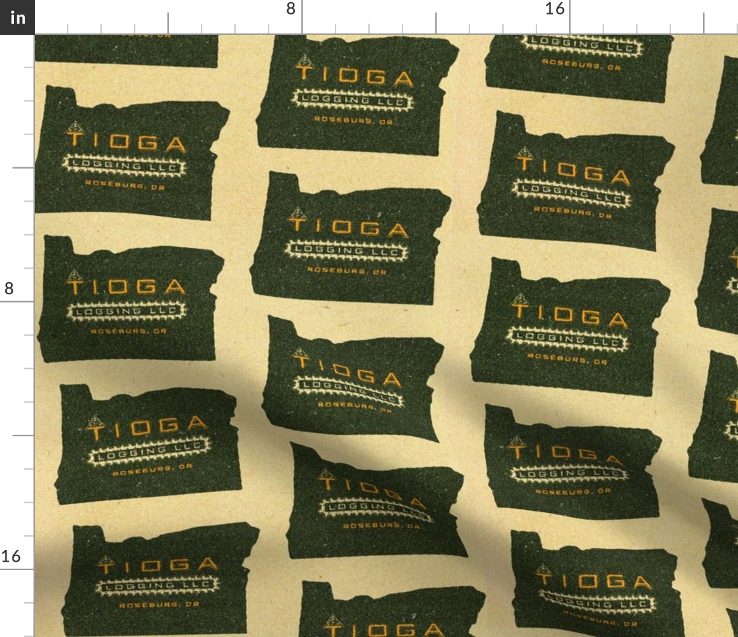 Tioga Logging + Oregon State Matchbook White