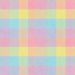 large easter candy gingham - no white