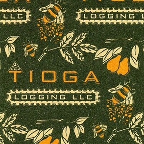 Tioga Logging Bees Knees Matchbook Green