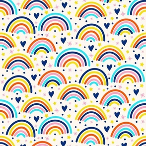 Rainbows Hearts And Stars 12 Inch