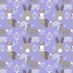 Year of the Rabbit - Chinese New Year - Small Scale - Lilac