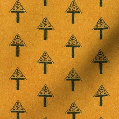 Tioga Logging Icon Matchbook Yellow