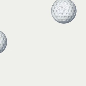 [Large] Golf Balls on off white eggshell