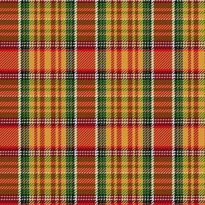 Christmas Tartan (small) - Red and Gold  (TBS164)