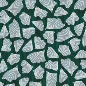 Coastal Sea shells - Green, Grey