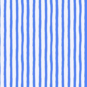 True Blue Stripe Hand Painted