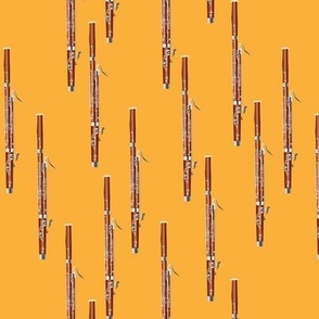 bassoon on orange