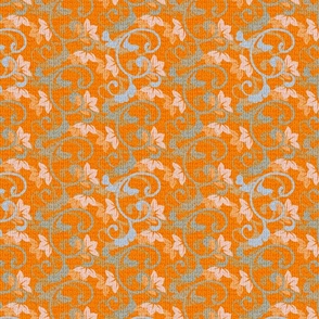 Electric Orange Tapestry-L