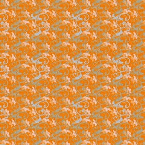 Electric Orange Tapestry-M