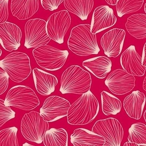 Rose Petals in Viva Magenta // Medium //  2023 Pantone colour of the year