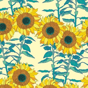 Sunflower Patch (Gold)