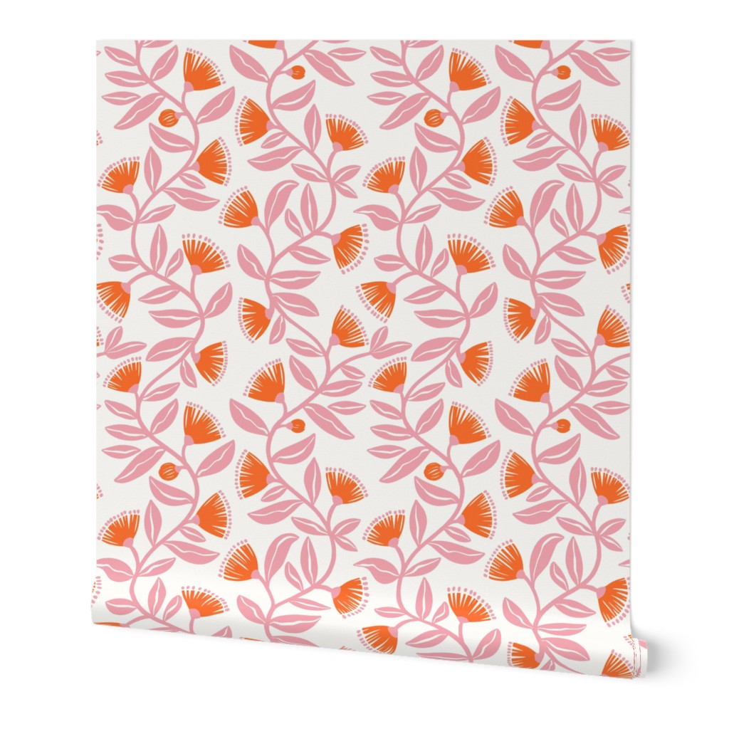 L - Sierra Floral-pink-orange