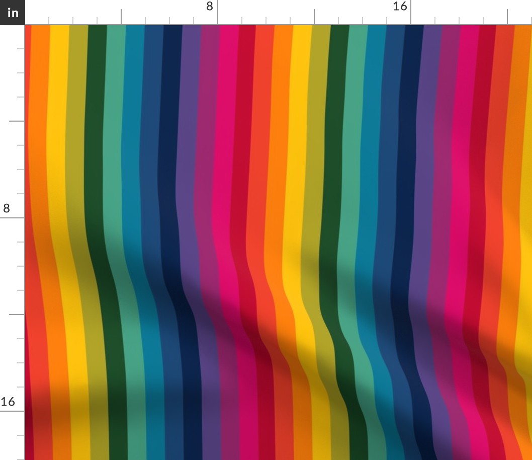 Rainbow stripes Vertical