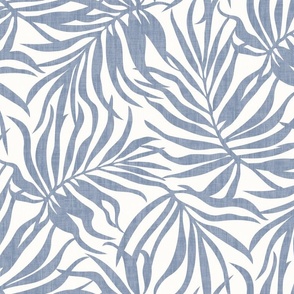 Palm Leaves - Texture Blue