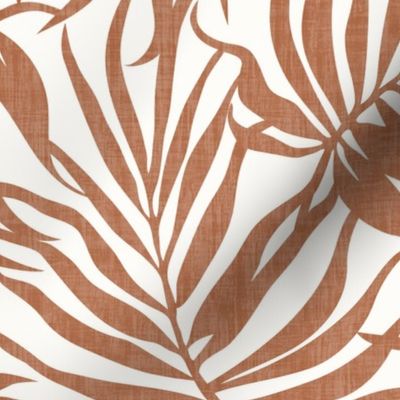 Palm Leaves - Texture Terracotta