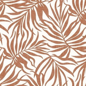 Palm Leaves - Texture Terracotta