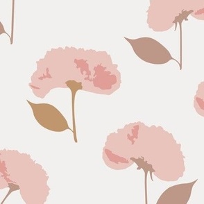 King Cherry / big scale / sophisticated decorative floral pattern with spring vibes