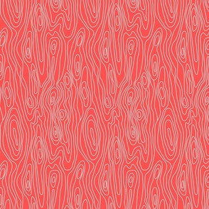 Smaller Scale Woodgrain Texture in Coral
