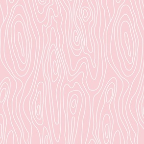 Bigger Scale Woodgrain Texture in Cotton Candy Pink