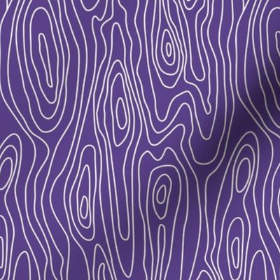 Smaller Scale Woodgrain Texture in Grape 