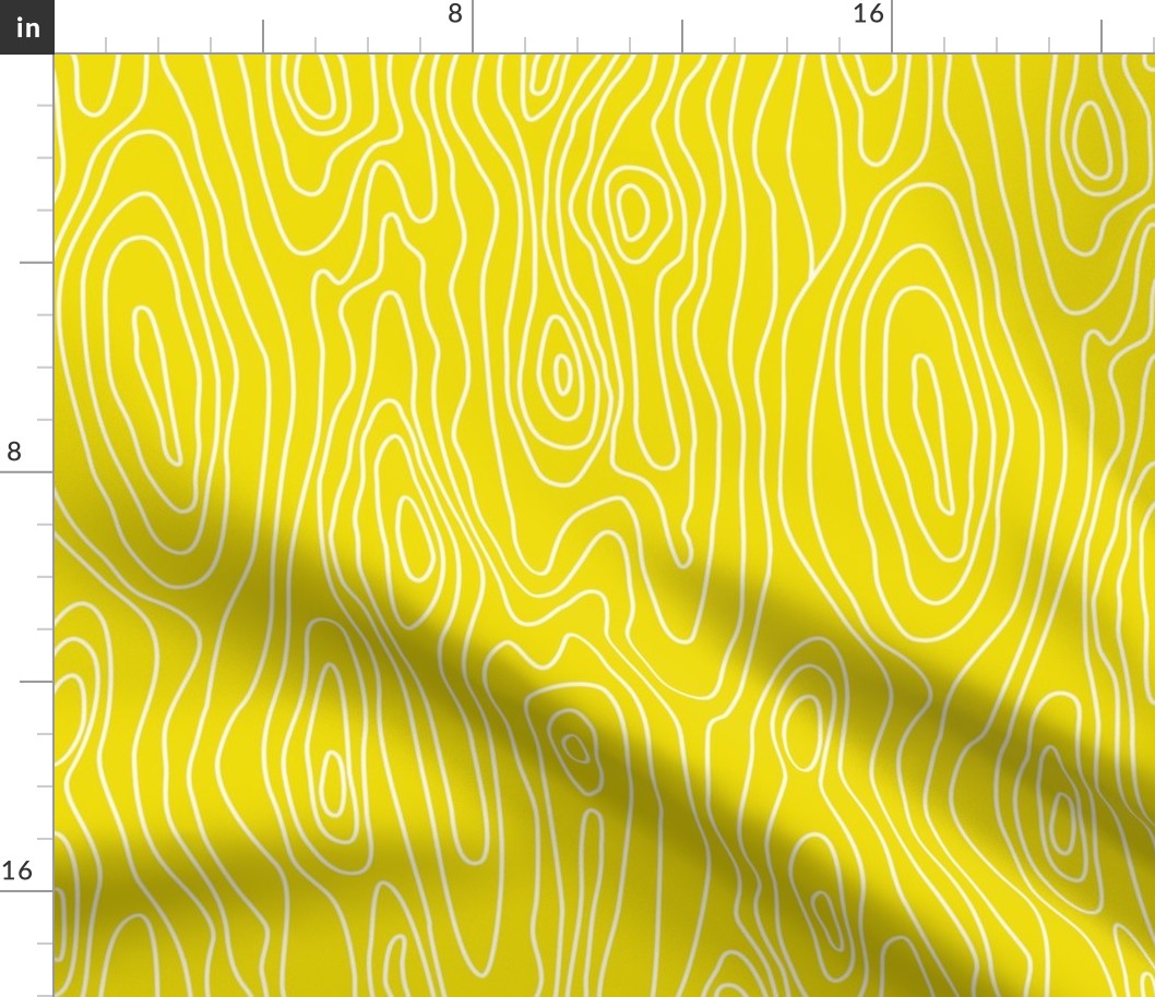 Bigger Scale Woodgrain Texture in Lemon Lime