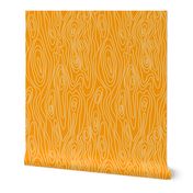 Bigger Scale Woodgrain Texture in Marigold