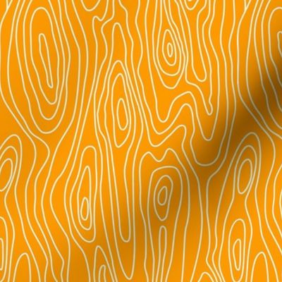 Smaller Scale Woodgrain Texture in Marigold