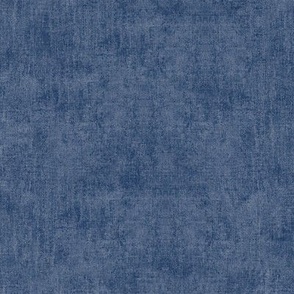 Navy Linen Texture | Indigo blue fabric, rustic background print of Japanese Waves pattern, navy blue coordinate of the block printed ocean waves collection.