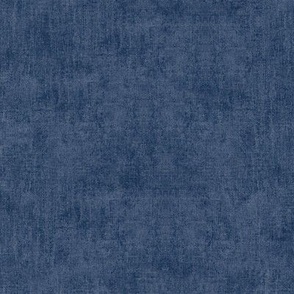 Dark Navy Linen Texture | Indigo blue fabric, rustic background print of Japanese Waves pattern, dark navy blue coordinate of the block printed ocean waves collection.