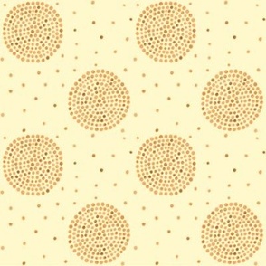 Circles And Dots - Yellow