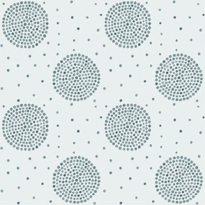 Circles And Dots - Light grey