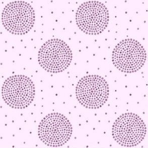 Circles And Dots - Pink