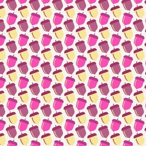 Pink Acorn Pattern