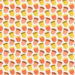 Orange Acorn Pattern