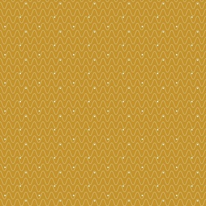(S)Waves Mustard Yellow, Small Scale