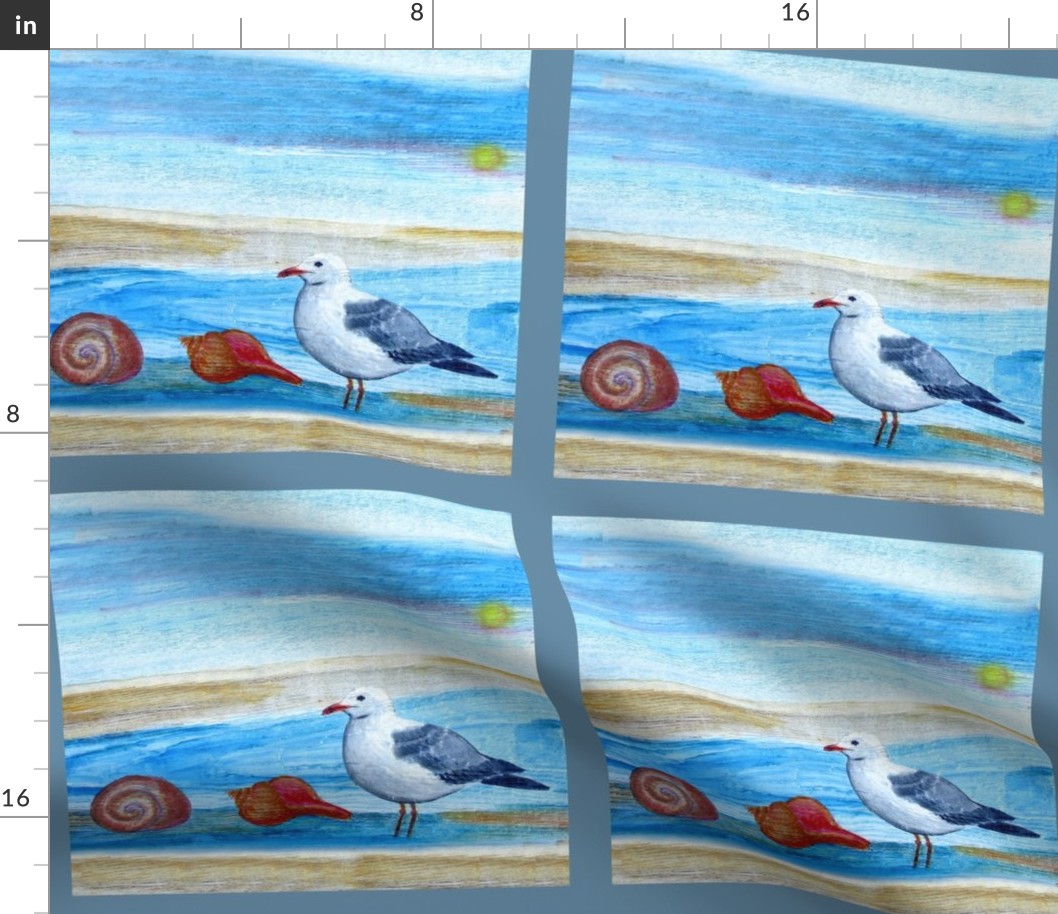 SEAGULL AND SHELLS FOR SF 10 150