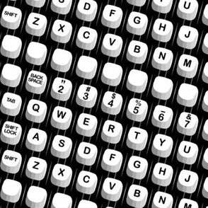 Hunt & Peck || electric typewriter keys