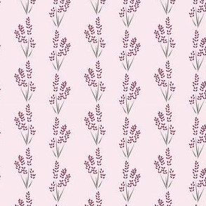 Bright sprigs of lavender in two tone pink 